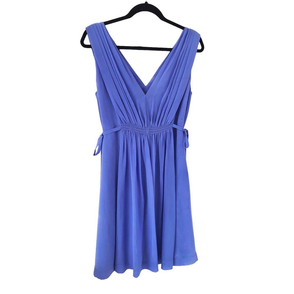 HD in Paris Periwinkle Empire Waist Sleeveless Lavender Purple Dress Size 6​​​ - Picture 6 of 16